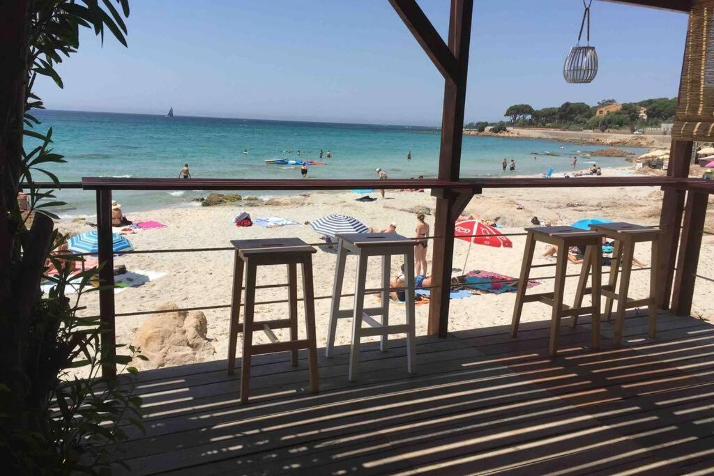 Ajaccio Magnifique T2 Neuf 40M2 Avec Balcon Au Trottel 4 Couchages Wifi Clim Parking Plage A Pieds 100M Екстер'єр фото